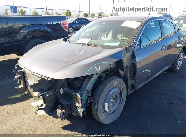 2HGFC2F88MH542508 2021 HONDA CIVIC Gray Вид спереду