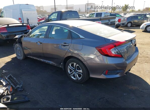 2HGFC2F88MH542508 2021 HONDA CIVIC Gray Задня ліва чверть
