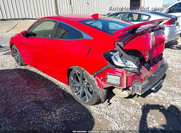 2HGFC3A51HH750285 2017 HONDA CIVIC Red Trasero izquierdo