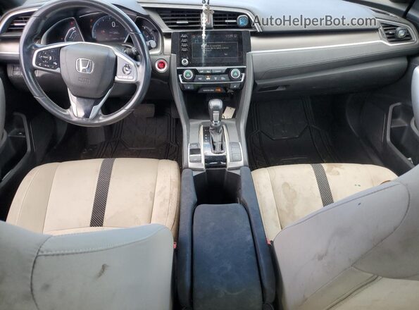 2HGFC3B31KH352904 2019 HONDA CIVIC Белый Вид панели приборов