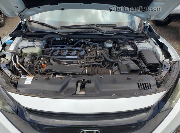 2HGFC3B31KH352904 2019 HONDA CIVIC Белый Вид задней части салона