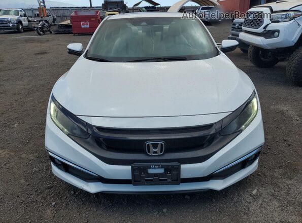 2HGFC3B31KH352904 2019 HONDA CIVIC Белый Вид спереди