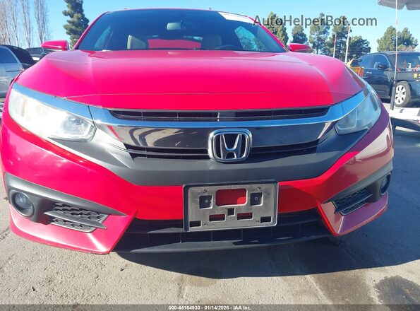 2HGFC3B76GH352164 2016 HONDA CIVIC Red Вид щитка приладів