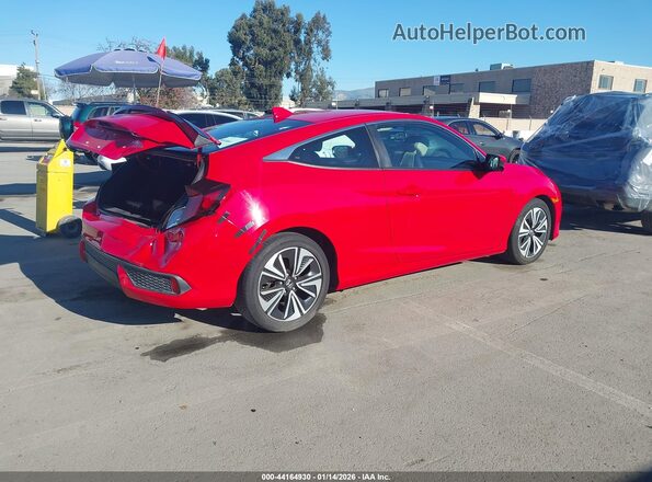 2HGFC3B76GH352164 2016 HONDA CIVIC Red Задня права чверть