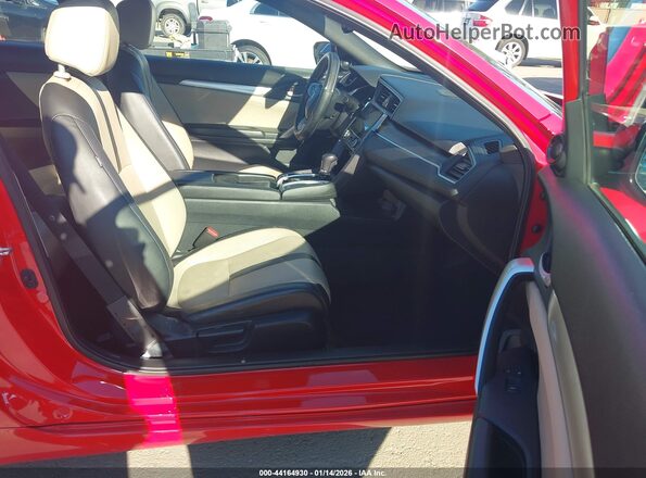 2HGFC3B76GH352164 2016 HONDA CIVIC Red Вид салону спереду