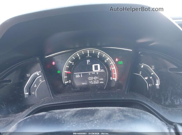 2HGFC4B04GH315848 2016 HONDA CIVIC Black Widok tylnych siedzeń