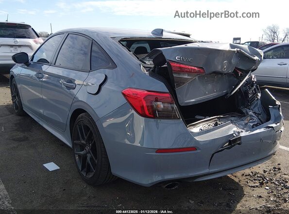 2HGFE1E54PH472165 2023 HONDA CIVIC Gray Trasero izquierdo