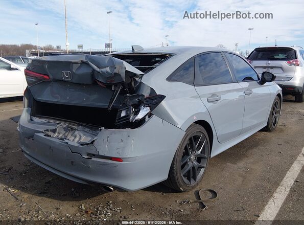 2HGFE1E54PH472165 2023 HONDA CIVIC Gray Trasero derecho