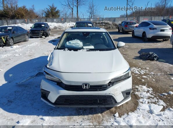 2HGFE1F71NH303105 2022 HONDA CIVIC White Vista del cuadro de instrumentos