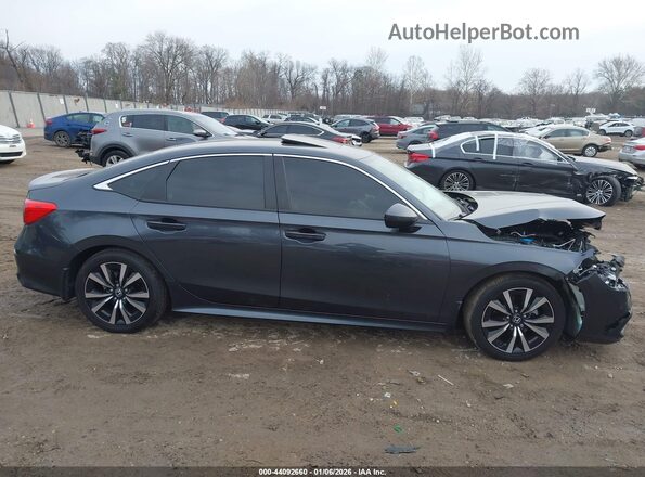 2HGFE1F74RH315853 2024 HONDA CIVIC Gray უკანა სალონის ხედი