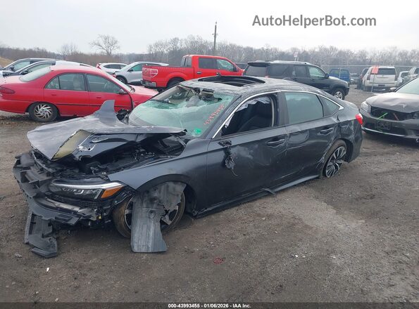 2HGFE1F76NH322071 2022 HONDA CIVIC Gray Przód lewy