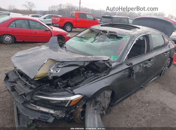 2HGFE1F76NH322071 2022 HONDA CIVIC Gray Widok z przodu