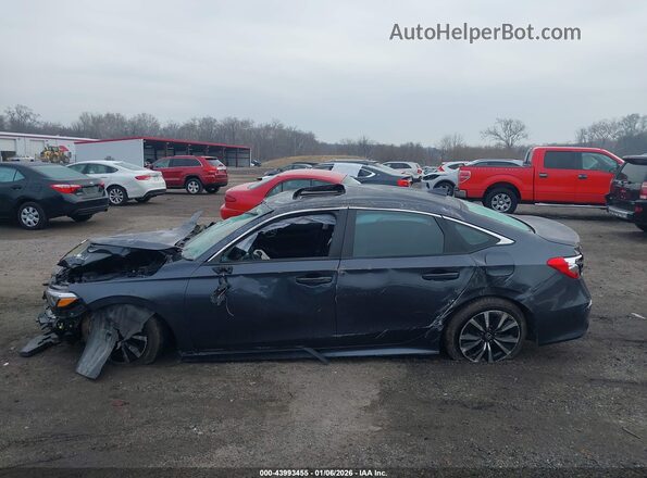 2HGFE1F76NH322071 2022 HONDA CIVIC Gray Widok wnętrza z tyłu