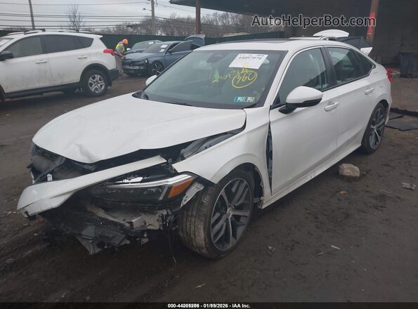 2HGFE1F90RH322994 2024 HONDA CIVIC White წინა მარცხენა ხედი სამი მეოთხედიდან