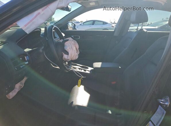 2HGFE1F99RH303540 2024 HONDA CIVIC Black Вид салону спереду