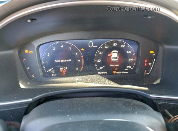 2HGFE1F99RH303540 2024 HONDA CIVIC Black Вид щитка приладів