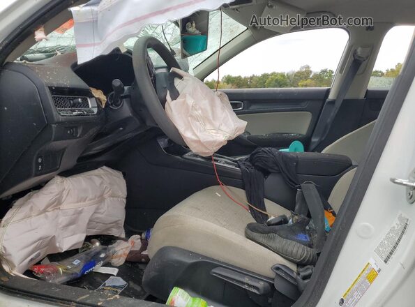 2HGFE2F23NH520505 2022 HONDA CIVIC White Սալոնի դիմացի տեսք