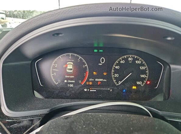 2HGFE2F26TH508863 2026 HONDA CIVIC Серебряный Вид щитка приборов