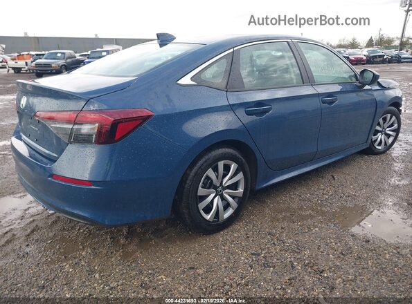 2HGFE2F28TH535420 2026 HONDA CIVIC Blue Հետևի աջ