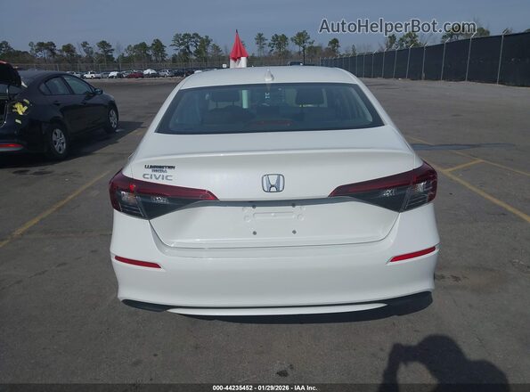 2HGFE2F2XSH501459 2025 HONDA CIVIC White 