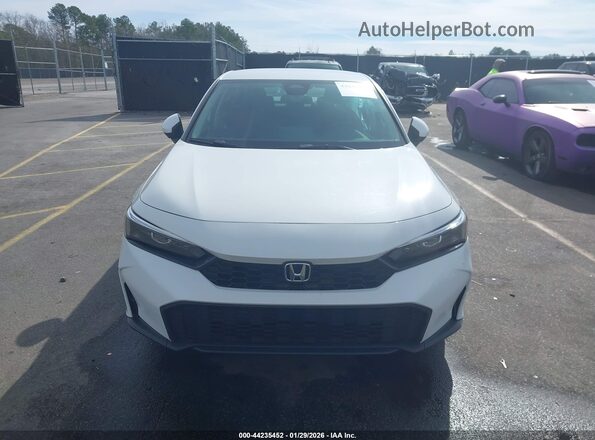 2HGFE2F2XSH501459 2025 HONDA CIVIC White 
