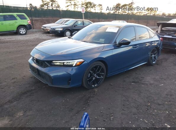 2HGFE2F50SH502761 2025 HONDA CIVIC Синий Передняя левая четверть