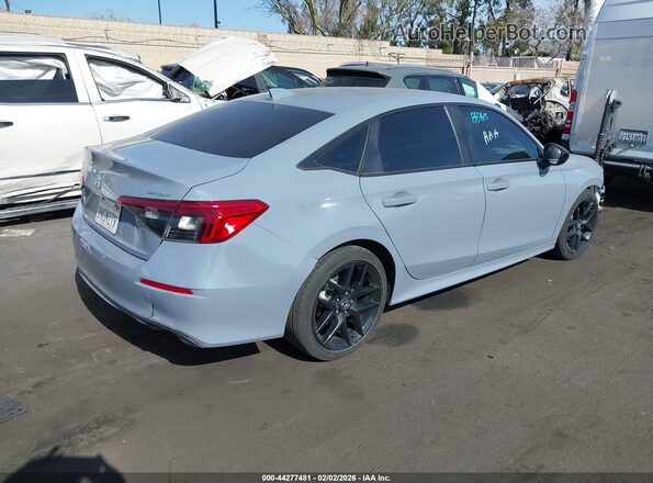 2HGFE2F53RH568604 2024 HONDA CIVIC Blue Rear right