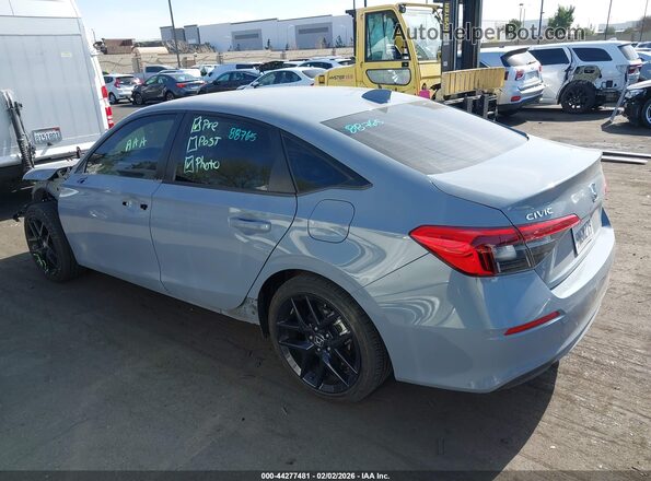 2HGFE2F53RH568604 2024 HONDA CIVIC Blue Rear left
