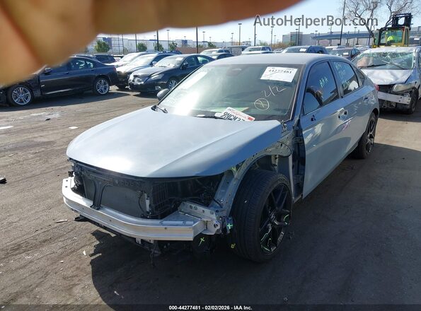 2HGFE2F53RH568604 2024 HONDA CIVIC Blue Front view