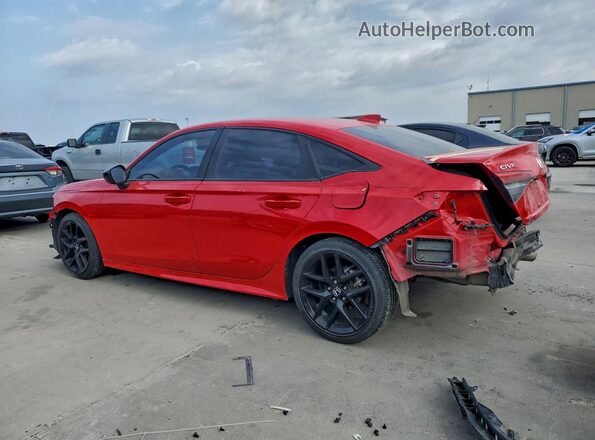 2HGFE2F55NH521004 2022 HONDA CIVIC Красный Задняя левая четверть