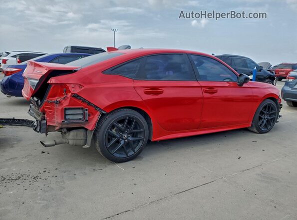 2HGFE2F55NH521004 2022 HONDA CIVIC Красный Задняя правая четверть