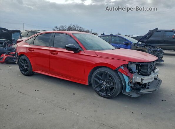 2HGFE2F55NH521004 2022 HONDA CIVIC Красный Передняя правая четверть