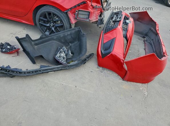 2HGFE2F55NH521004 2022 HONDA CIVIC Красный Вид подкапотного пространства