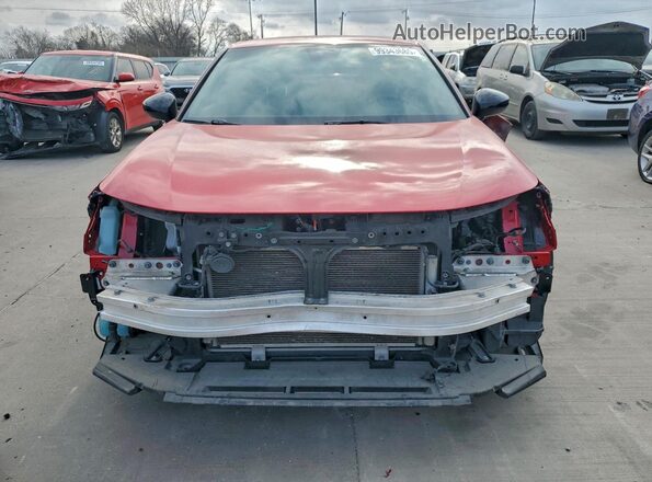 2HGFE2F55NH521004 2022 HONDA CIVIC Красный Вид спереди