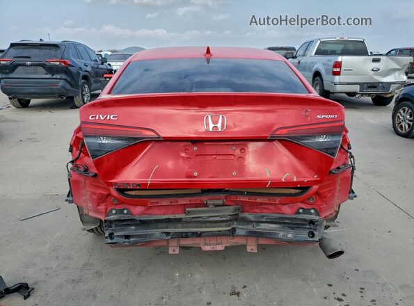 2HGFE2F55NH521004 2022 HONDA CIVIC Красный Вид сзади