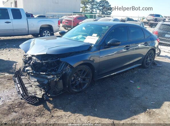 2HGFE2F55RH572945 2024 HONDA CIVIC Gray Передня ліва чверть