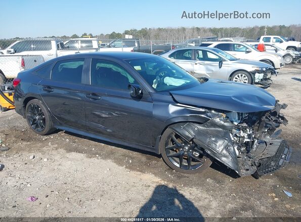 2HGFE2F55RH572945 2024 HONDA CIVIC Gray Вид задньої частини салону