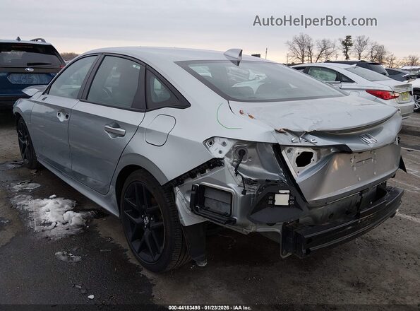 2HGFE2F57SH513059 2025 HONDA CIVIC Silver Rear left