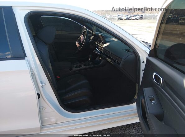 2HGFE2F57SH564108 2025 HONDA CIVIC White Widok wnętrza z przodu