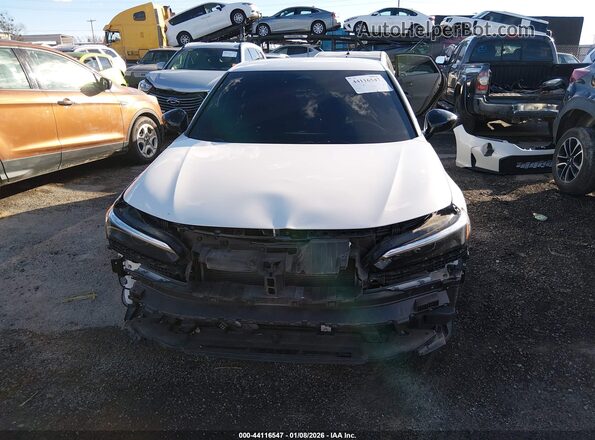 2HGFE2F57SH564108 2025 HONDA CIVIC White Widok wnętrza z tyłu