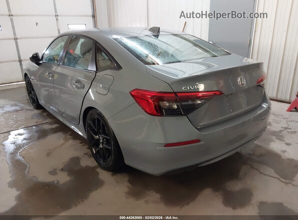2HGFE2F58RH528809 2024 HONDA CIVIC Серый Задняя левая четверть