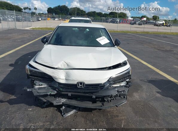 2HGFE2F58RH596480 2024 HONDA CIVIC White Դիմացի տեսք