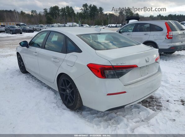 2HGFE2F59RH581602 2024 HONDA CIVIC Белый Задняя левая четверть