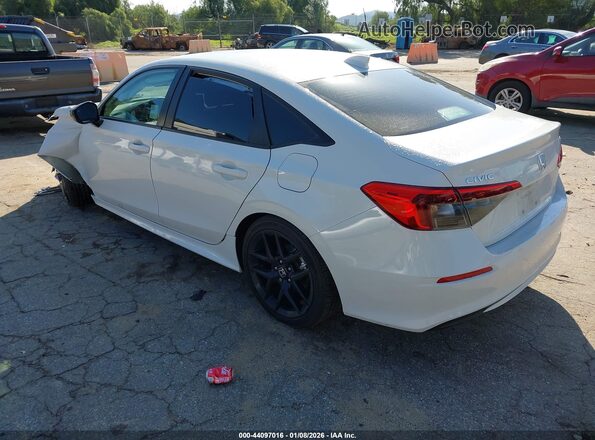 2HGFE2F5XRH594245 2024 HONDA CIVIC White Задня ліва чверть