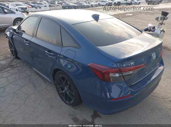 2HGFE4F80SH326395 2025 HONDA CIVIC HYBRID Синий Задняя левая четверть