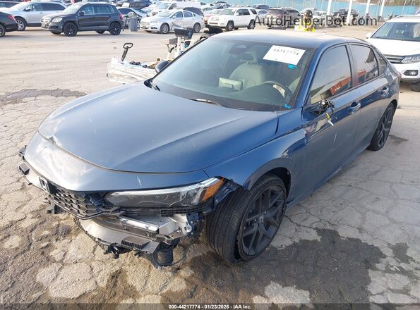 2HGFE4F80SH326395 2025 HONDA CIVIC HYBRID Синий Передняя левая четверть