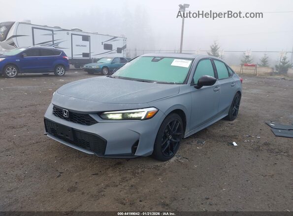2HGFE4F82TH313357 2026 HONDA CIVIC Gray Vista tres cuartos delantera izquierda