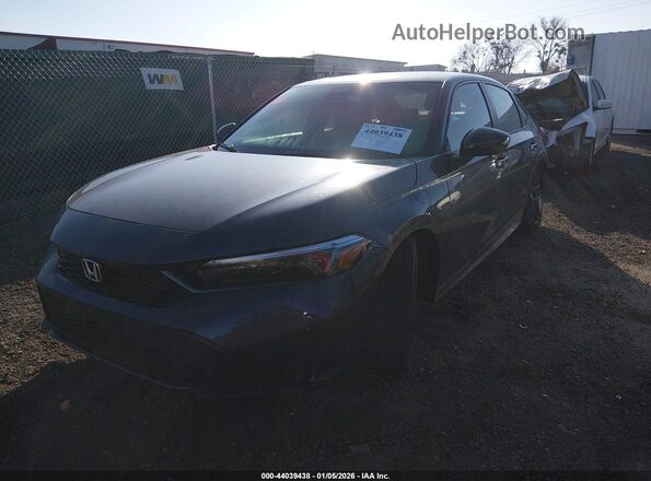 2HGFE4F85SH347467 2025 HONDA CIVIC Gray წინა მარცხენა ხედი სამი მეოთხედიდან