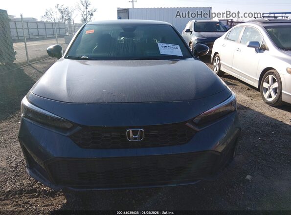 2HGFE4F85SH347467 2025 HONDA CIVIC Gray ხელსაწყოთა პანელის ხედი