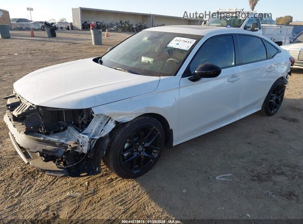 2HGFE4F86SH322903 2025 HONDA CIVIC Белый Передняя левая четверть